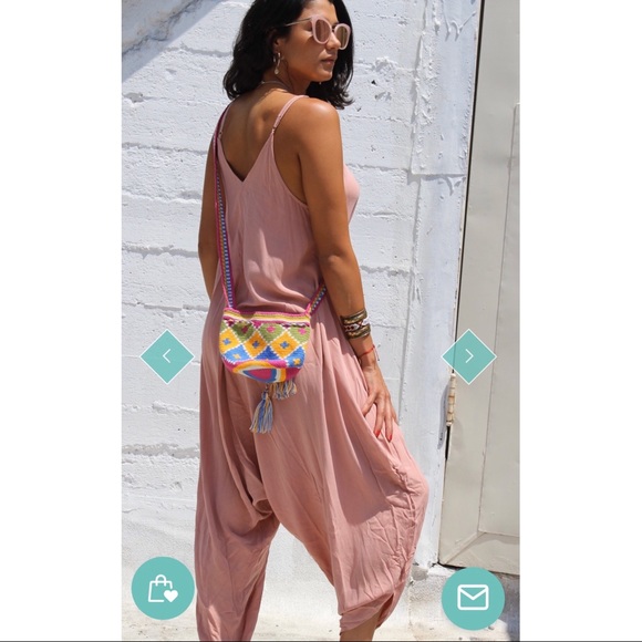 Daughters of Culture RoseCrinkleStoneWash Jumpsuit - Picture 2 of 4